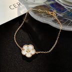 VCA LUCKY SPRING ROSE GOLD MOP BRACELET