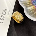 VCA PERLEE DIAMOND LARGE RING