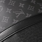 louis-vuitton-keepall-bandouliere-50-monogram-eclipse-canvas-travel-bag Handle