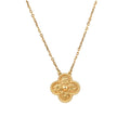 VCA CLOVER 15MM BRONZING NECKLACE