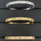 VCA CLOVER BRACELET 4MM DIAMONDS